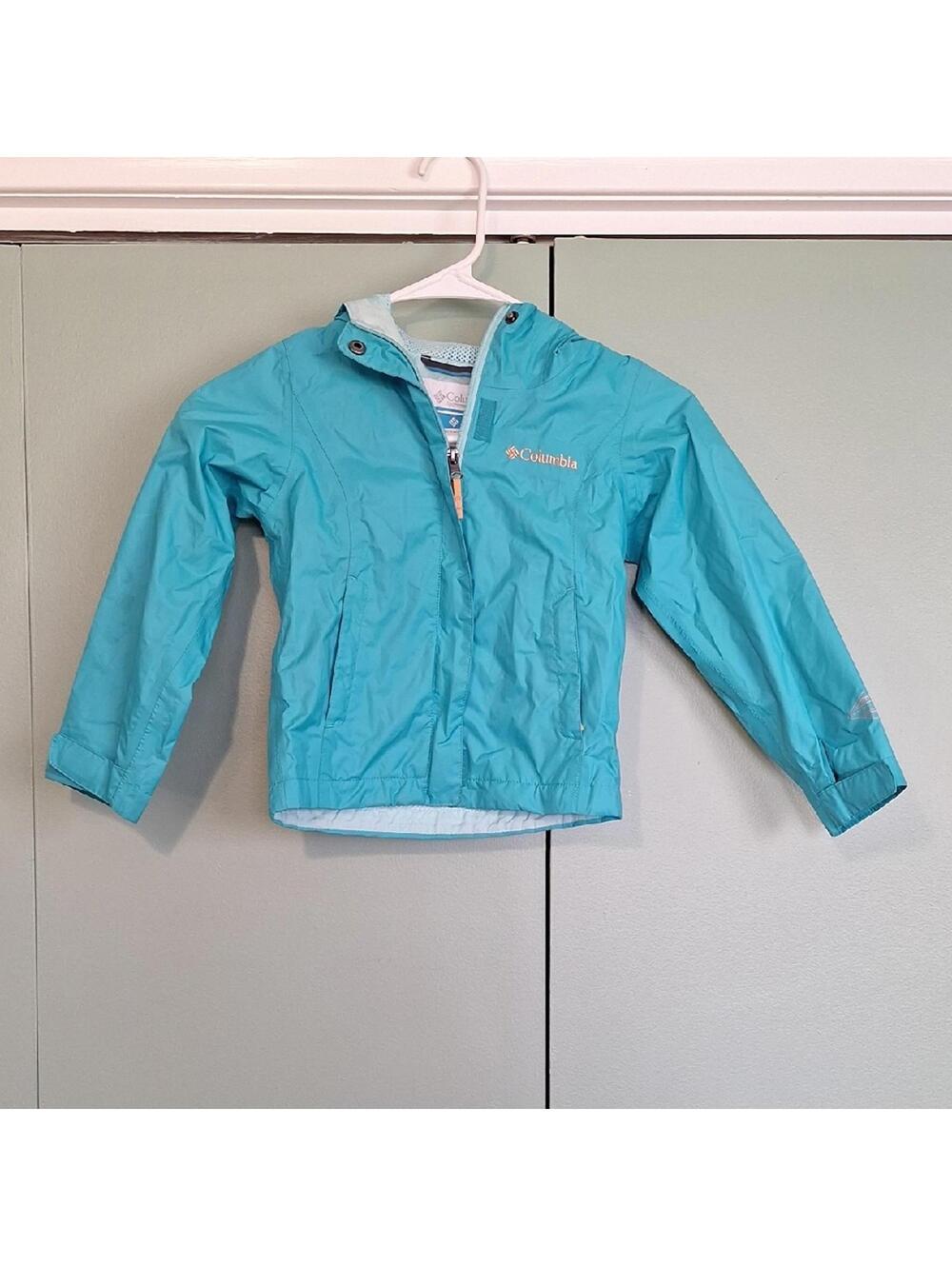 Columbia Kids Teal Wind Breaker Size 4 / 5